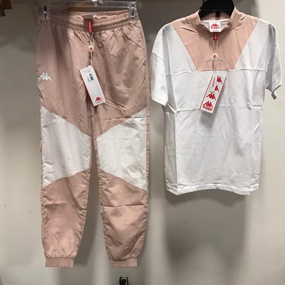 Kappa Pants - Sold out NWT KAPPA DMG 2 piece matching set RAIN PANT & Trouser T-Shirt TEE M